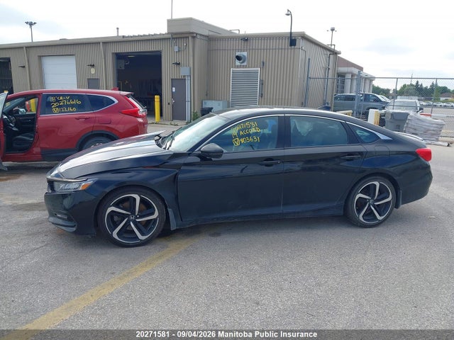 20271581 :رقم المزاد ، 1HGCV1F3XKA803631 vin ، 2019 Honda Accord Sport مزاد بيع