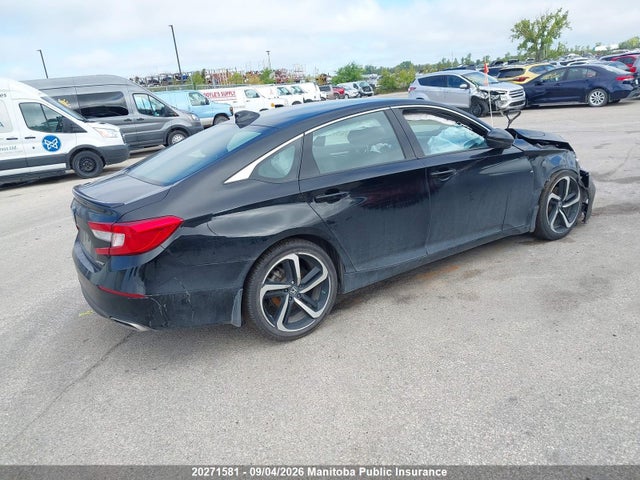 20271581 :رقم المزاد ، 1HGCV1F3XKA803631 vin ، 2019 Honda Accord Sport مزاد بيع