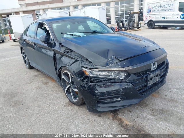 20271581 :رقم المزاد ، 1HGCV1F3XKA803631 vin ، 2019 Honda Accord Sport مزاد بيع
