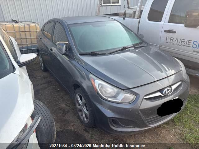 2012 Hyundai Accent Gl მანქანა იყიდება აუქციონზე, vin: KMHCT4AE7CU189647, აუქციონის ნომერი: 20271584