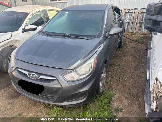 2012 Hyundai Accent Gl მანქანა იყიდება აუქციონზე, vin: KMHCT4AE7CU189647, აუქციონის ნომერი: 20271584