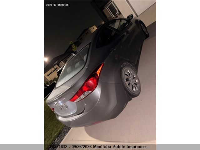 2013 Hyundai Elantra Gl მანქანა იყიდება აუქციონზე, vin: 5NPDH4AE0DH355254, აუქციონის ნომერი: 20271632