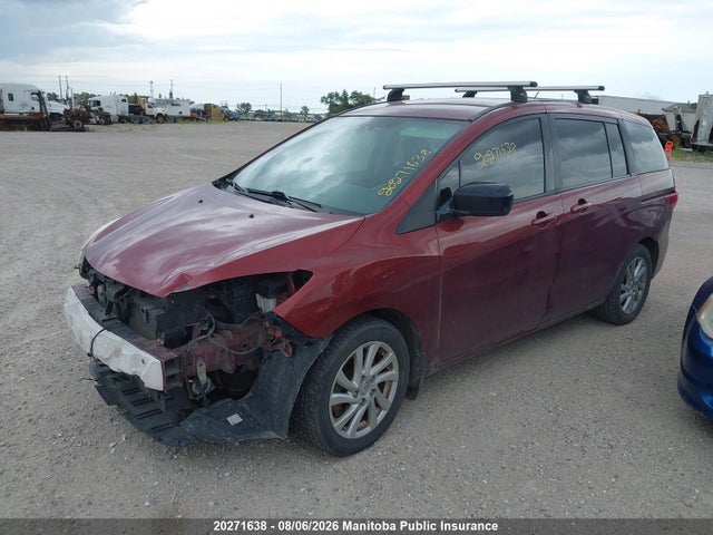 2012 Mazda Mazda5 Gs მანქანა იყიდება აუქციონზე, vin: JM1CW2CL5C0126100, აუქციონის ნომერი: 20271638