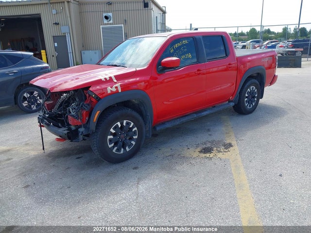 Продаж на аукціоні авто 2022 Nissan Frontier Pro-4x Crew Cab V6, vin: 1N6ED1EK4NN644358, номер лоту: 20271652
