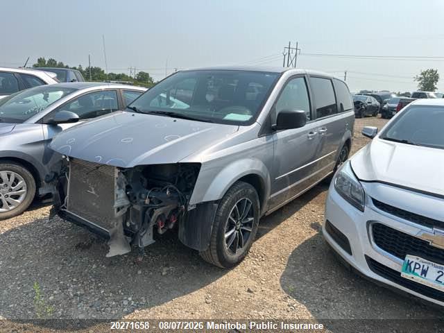 Продаж на аукціоні авто 2016 Dodge Grand Caravan Sxt, vin: 2C4RDGBG5GR394982, номер лоту: 20271658