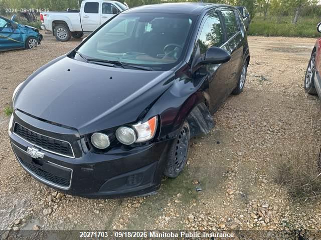 Auction sale of the 2013 Chevrolet Sonic Lt, vin: 1G1JD6EH9D4210288, lot number: 20271703