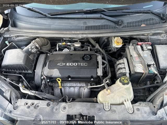 Aukcja sprzedaży 2013 Chevrolet Sonic Lt, vin: 1G1JD6EH9D4210288, numer aukcji: 20271703