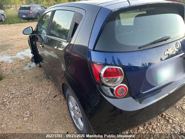 Aukcja sprzedaży 2013 Chevrolet Sonic Lt, vin: 1G1JD6EH9D4210288, numer aukcji: 20271703