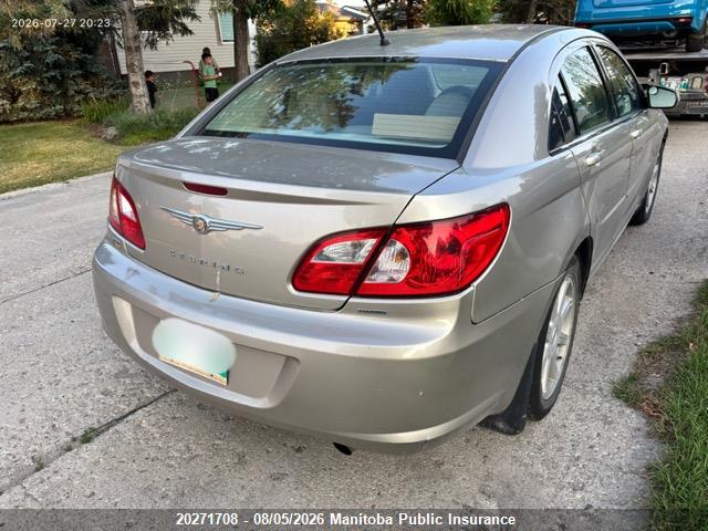 20271708 :رقم المزاد ، 1C3LC56R28N268140 vin ، 2008 Chrysler Sebring Touring مزاد بيع