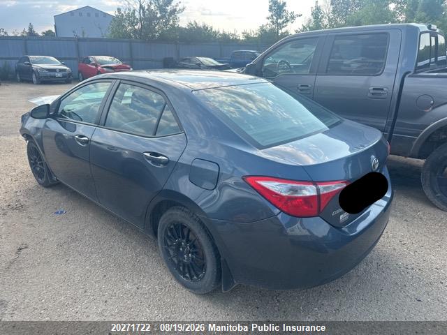 Toyota COROLLA LE 2014 2T1BURHE6EC222167 Image 3