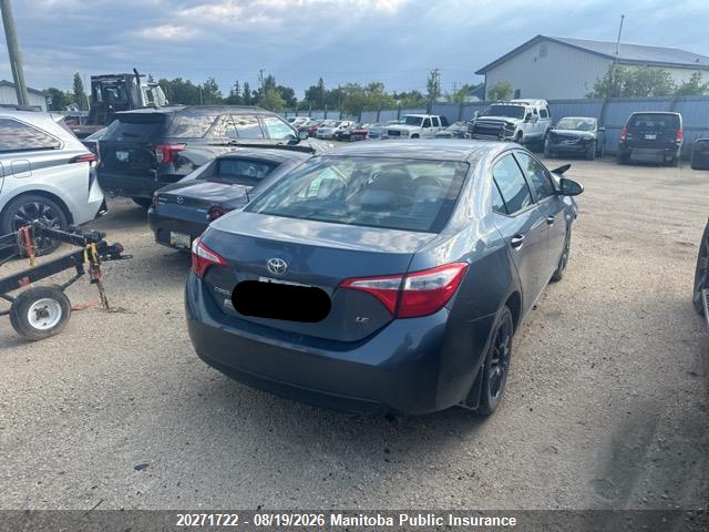 Toyota COROLLA LE 2014 2T1BURHE6EC222167 Image 4