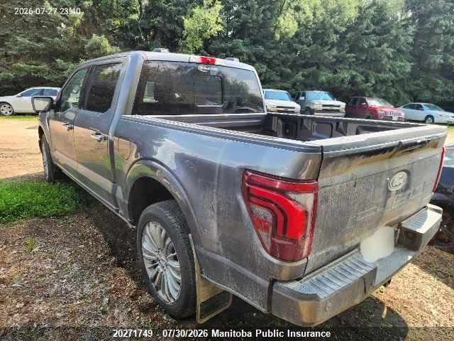 20271749 :رقم المزاد ، 1FTFW7LD8RFA10625 vin ، 2024 Ford F150 Platinum Hybrid Supercrew مزاد بيع