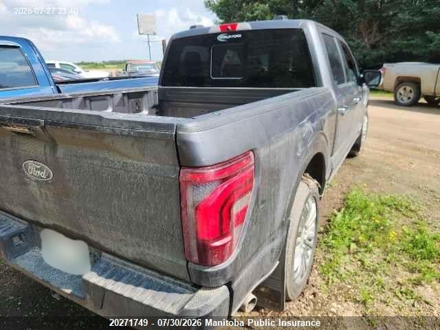 20271749 :رقم المزاد ، 1FTFW7LD8RFA10625 vin ، 2024 Ford F150 Platinum Hybrid Supercrew مزاد بيع