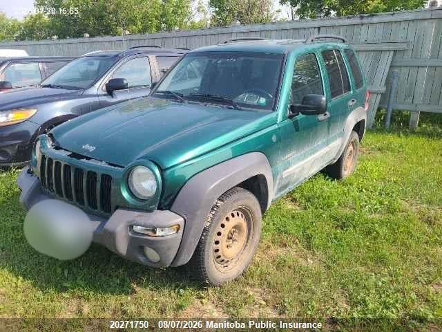 20271750 :رقم المزاد ، 1J4GL48KX4W152769 vin ، 2004 Jeep Liberty Sport مزاد بيع
