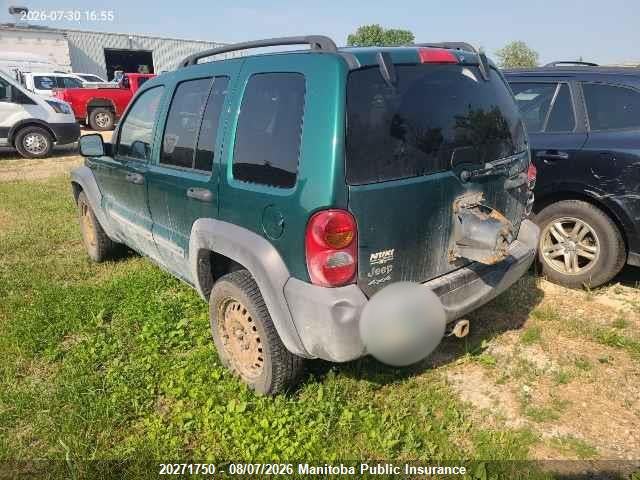 20271750 :رقم المزاد ، 1J4GL48KX4W152769 vin ، 2004 Jeep Liberty Sport مزاد بيع