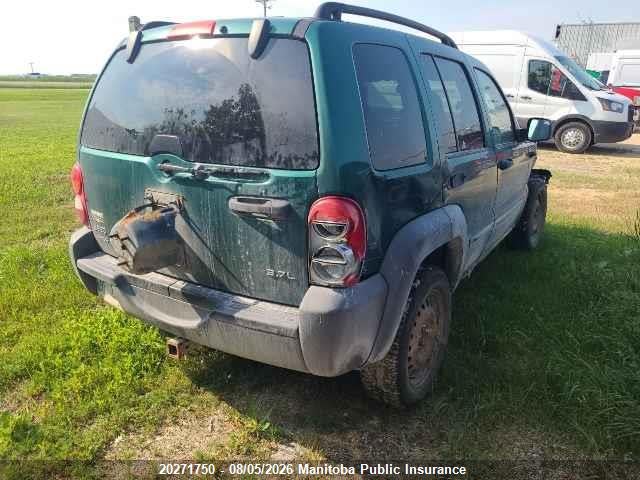 20271750 :رقم المزاد ، 1J4GL48KX4W152769 vin ، 2004 Jeep Liberty Sport مزاد بيع