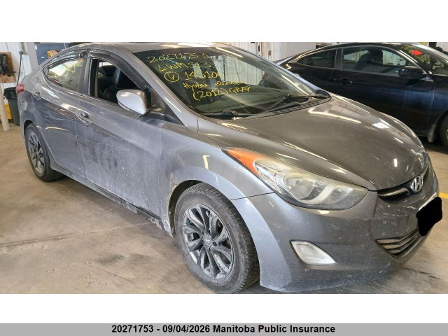 Продаж на аукціоні авто 2012 Hyundai Elantra Limited, vin: 5NPDH4AE0CH145106, номер лоту: 20271753