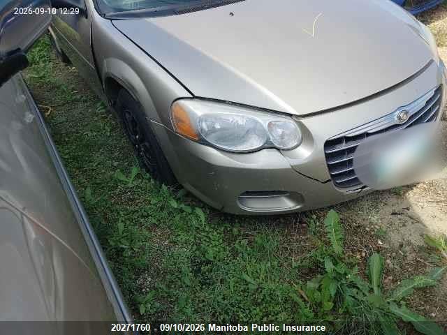 2005 Chrysler Sebring მანქანა იყიდება აუქციონზე, vin: 1C3EL46X75N551808, აუქციონის ნომერი: 20271760