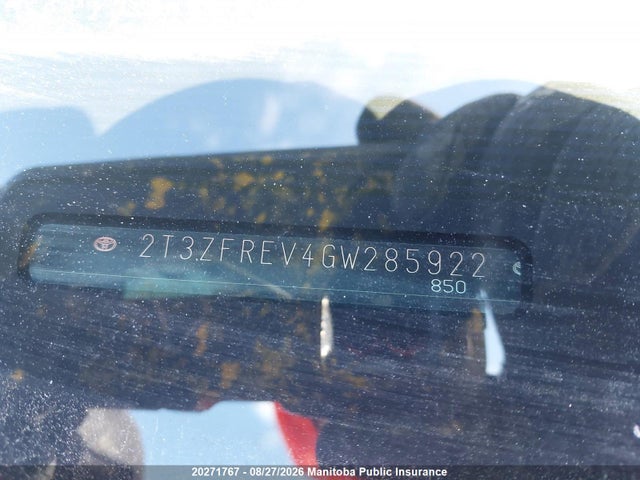 Toyota RAV4 LE 2016 2T3ZFREV4GW285922 Image 9