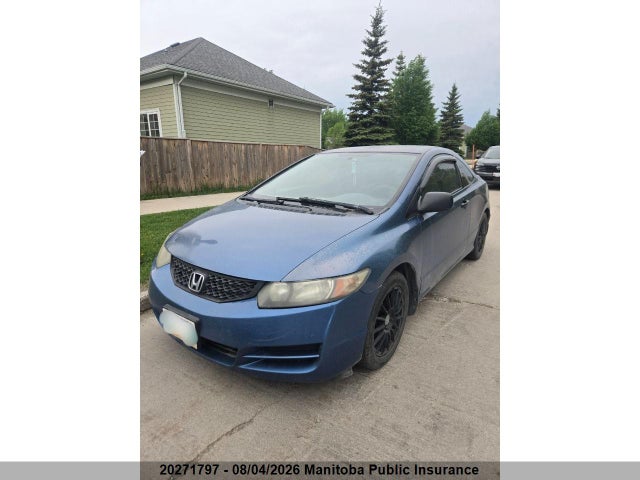 Aukcja sprzedaży 2009 Honda Civic Dx-g, vin: 2HGFG113X9H008038, numer aukcji: 20271797