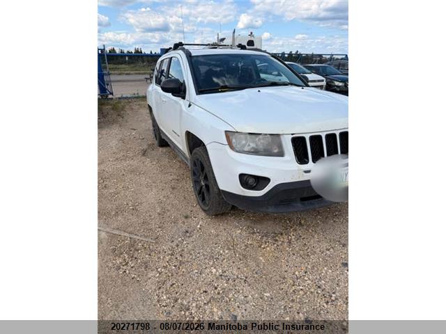 Auction sale of the 2013 Jeep Compass North, vin: 1C4NJDAB7DD120161, lot number: 20271798