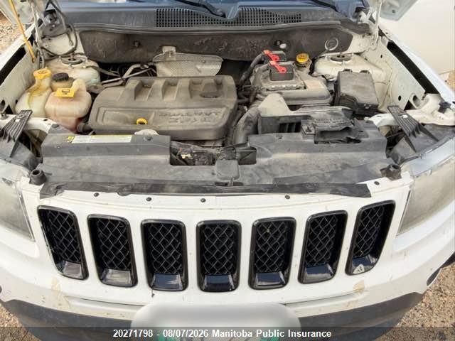 2013 Jeep Compass North მანქანა იყიდება აუქციონზე, vin: 1C4NJDAB7DD120161, აუქციონის ნომერი: 20271798
