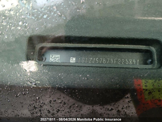 20271811 :رقم المزاد ، 1G1ZJ57B79F223891 vin ، 2009 Chevrolet Malibu Ltz مزاد بيع