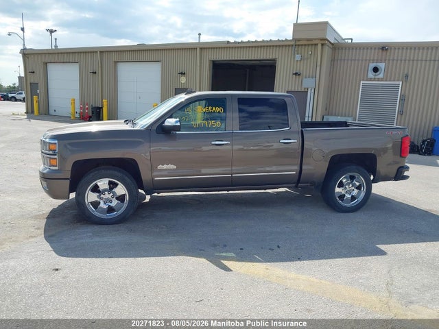 Продажа на аукционе авто 2015 Chevrolet Silverado 1500 High Country Cc, vin: 3GCUKTEC8FG179750, номер лота: 20271823