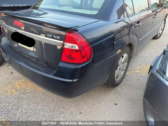 20271827 :رقم المزاد ، 1G1ZT51816F273740 vin ، 2006 Chevrolet Malibu Lt V6 مزاد بيع