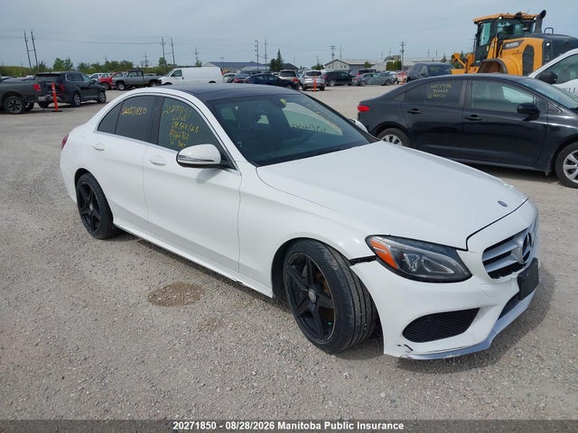 20271850 :رقم المزاد ، 55SWF4KB5GU126766 vin ، 2016 Mercedes Benz C300 4matic مزاد بيع