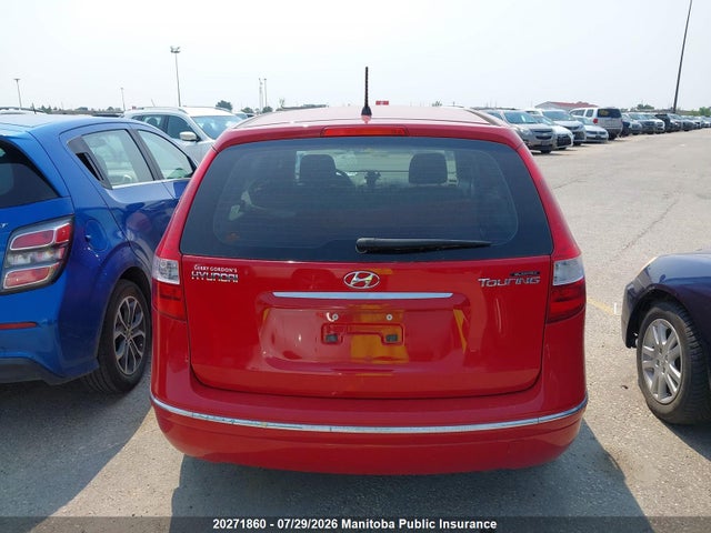 2012 Hyundai Elantra Touring Gl მანქანა იყიდება აუქციონზე, vin: KMHDB8AE2CU153847, აუქციონის ნომერი: 20271860