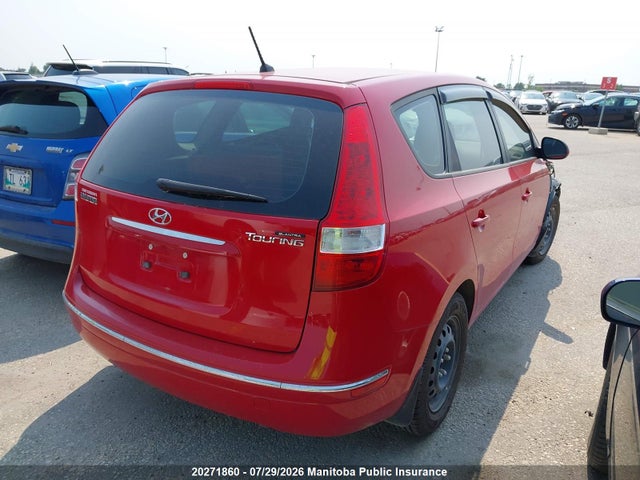 2012 Hyundai Elantra Touring Gl მანქანა იყიდება აუქციონზე, vin: KMHDB8AE2CU153847, აუქციონის ნომერი: 20271860
