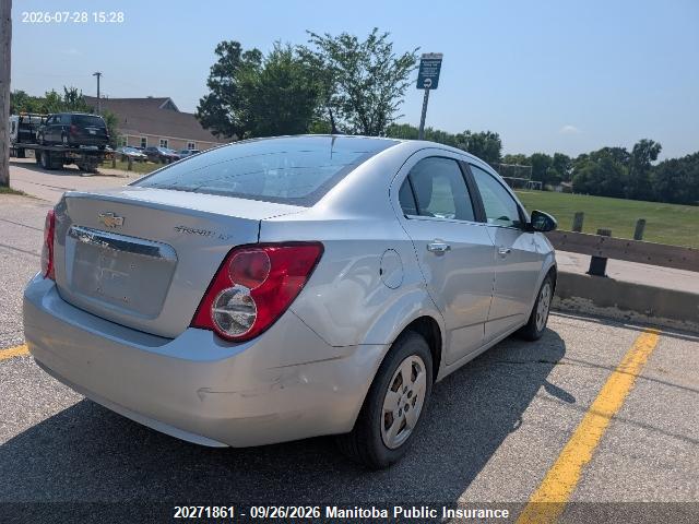 Aukcja sprzedaży 2013 Chevrolet Sonic Lt, vin: 1G1JC5EH9D4246558, numer aukcji: 20271861