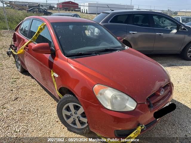2008 Hyundai Accent Gl მანქანა იყიდება აუქციონზე, vin: KMHCN35C98U090364, აუქციონის ნომერი: 20271862