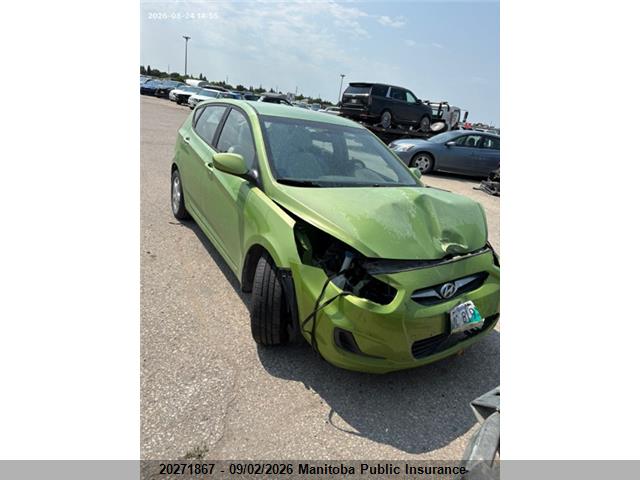 Auction sale of the 2013 Hyundai Accent Gl, vin: KMHCT5AE2DU128570, lot number: 20271867
