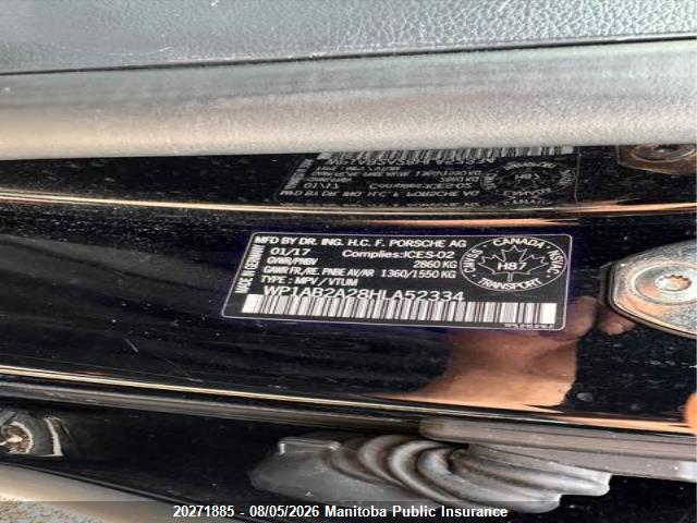 WP1AB2A28HLA52334 Porsche CAYENNE S