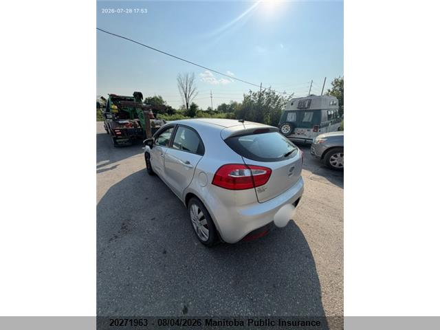 Продажа на аукционе авто 2012 Kia Rio5 Lx+, vin: KNADM5A33C6711489, номер лота: 20271963
