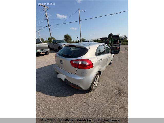 Продажа на аукционе авто 2012 Kia Rio5 Lx+, vin: KNADM5A33C6711489, номер лота: 20271963