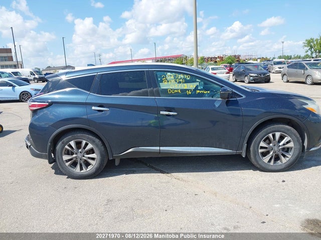 20271970 :رقم المزاد ، 5N1AZ2MH9GN155791 vin ، 2016 Nissan Murano Sl مزاد بيع