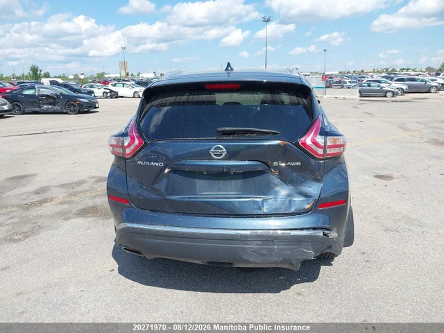 20271970 :رقم المزاد ، 5N1AZ2MH9GN155791 vin ، 2016 Nissan Murano Sl مزاد بيع