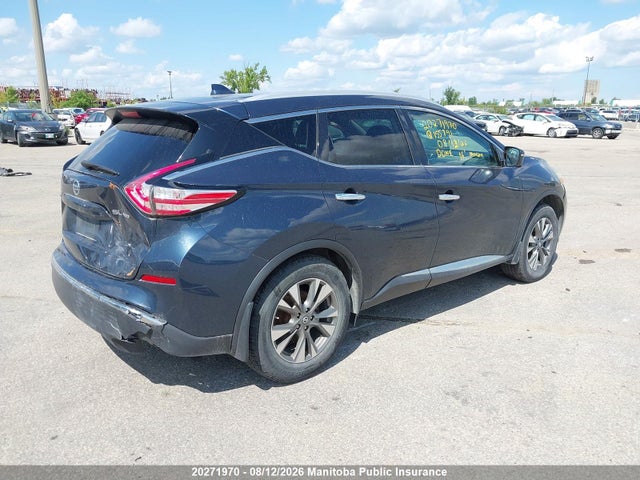 20271970 :رقم المزاد ، 5N1AZ2MH9GN155791 vin ، 2016 Nissan Murano Sl مزاد بيع