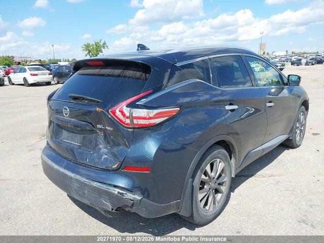 20271970 :رقم المزاد ، 5N1AZ2MH9GN155791 vin ، 2016 Nissan Murano Sl مزاد بيع