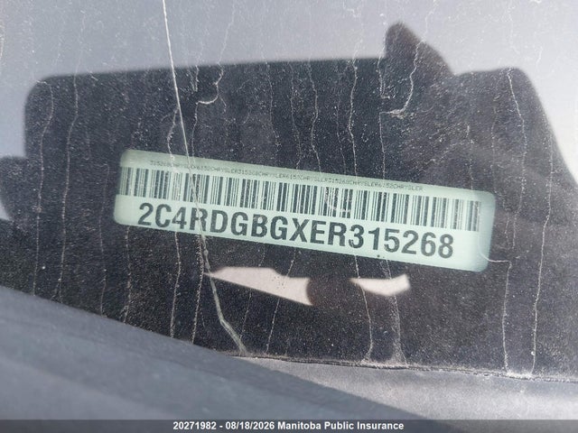 Dodge Grand Caravan Se 2014 2C4RDGBGXER315268 Image 9