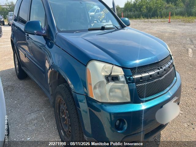 20271998 :رقم المزاد ، 2CNDL73F276092503 vin ، 2007 Chevrolet Equinox Lt V6 مزاد بيع