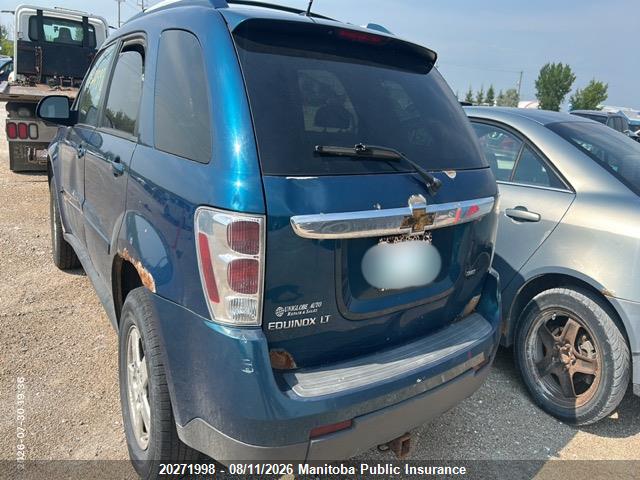 20271998 :رقم المزاد ، 2CNDL73F276092503 vin ، 2007 Chevrolet Equinox Lt V6 مزاد بيع