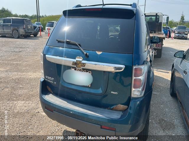 20271998 :رقم المزاد ، 2CNDL73F276092503 vin ، 2007 Chevrolet Equinox Lt V6 مزاد بيع