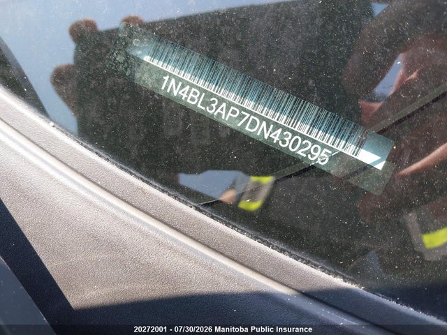 20272001 :رقم المزاد ، 1N4BL3AP7DN430295 vin ، 2013 Nissan Altima 3.5 Sv مزاد بيع