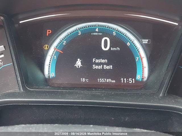 Honda Civic Lx 2018 2HGFC2F50JH011370 Image 15