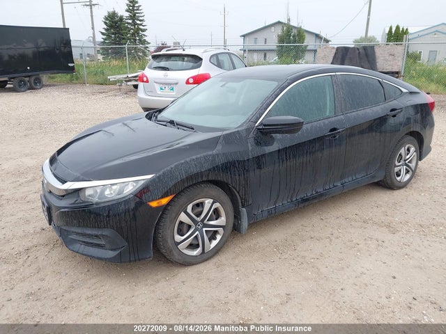Honda Civic Lx 2018 2HGFC2F50JH011370 Image 2