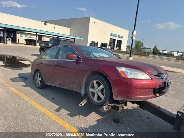 2004 Honda Accord Ex-l მანქანა იყიდება აუქციონზე, vin: 1HGCM56644A804037, აუქციონის ნომერი: 20272020